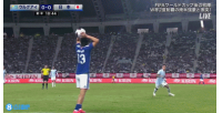 松木玖生内切远射破门，中村敬斗长传助攻，日本队1-0领先乌拉圭