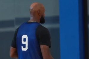 76人官方发詹姆斯训练视频！NBA官方转发：将开启历史性的第24季