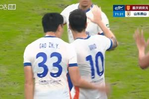 回敬一个神仙球！瓦科高难度甩头破门，泰山客场1-1扳平铜梁龙