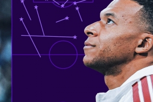 姆巴佩欧冠送出26次助攻，距离本泽马保持的法国球员纪录仅差1次